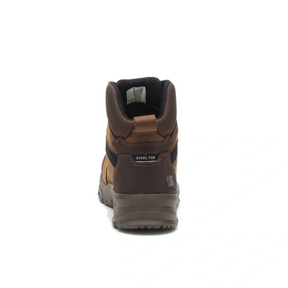 Caterpillar Men's Accomplice X Waterproof Steel Toe 6 Work Boots Brown Size 14